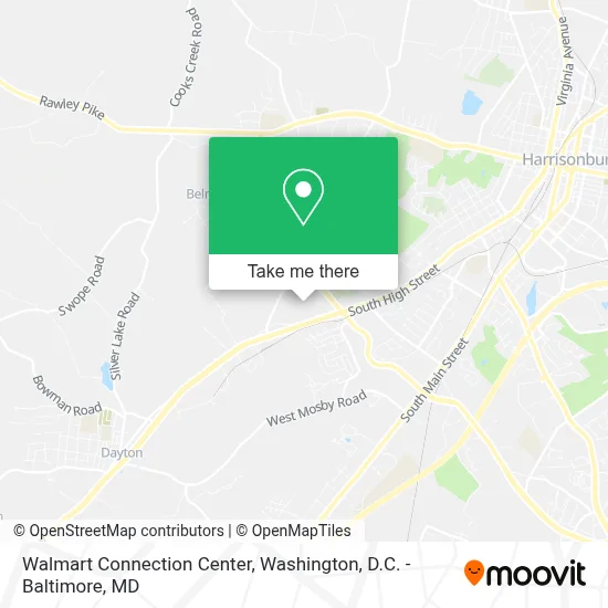 Walmart Connection Center map