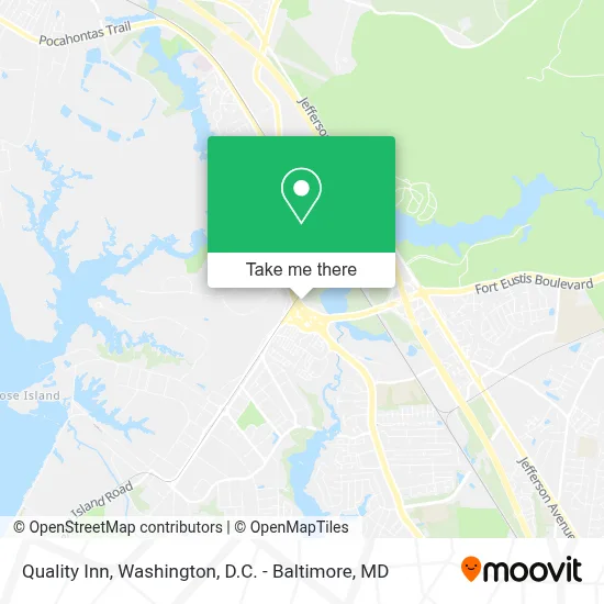 Quality Inn map