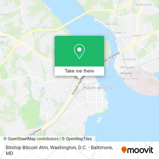Bitstop Bitcoin Atm map