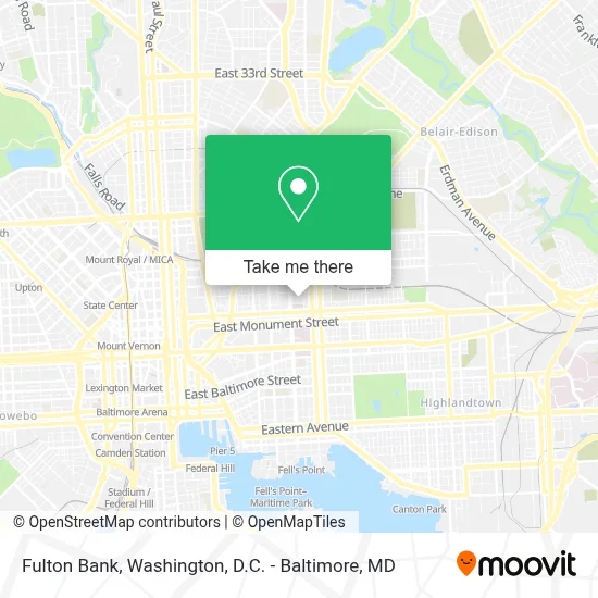 Fulton Bank map