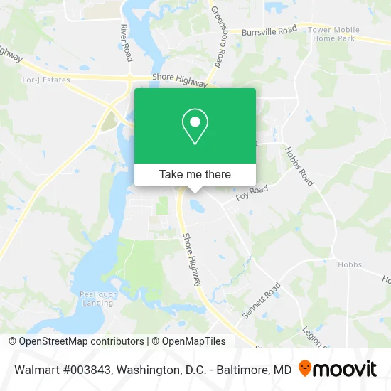 Walmart #003843 map