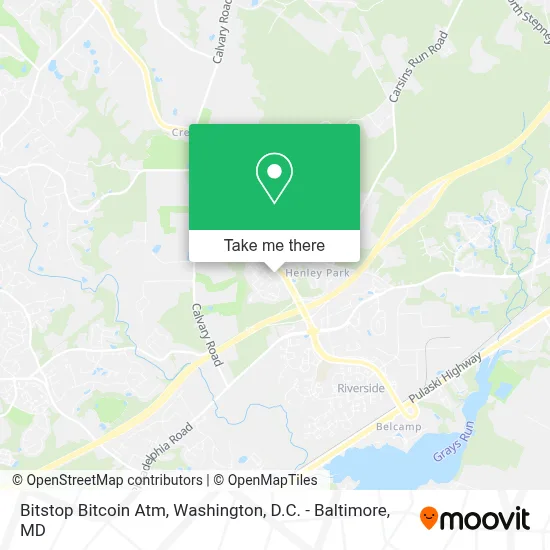 Bitstop Bitcoin Atm map