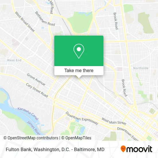 Fulton Bank map