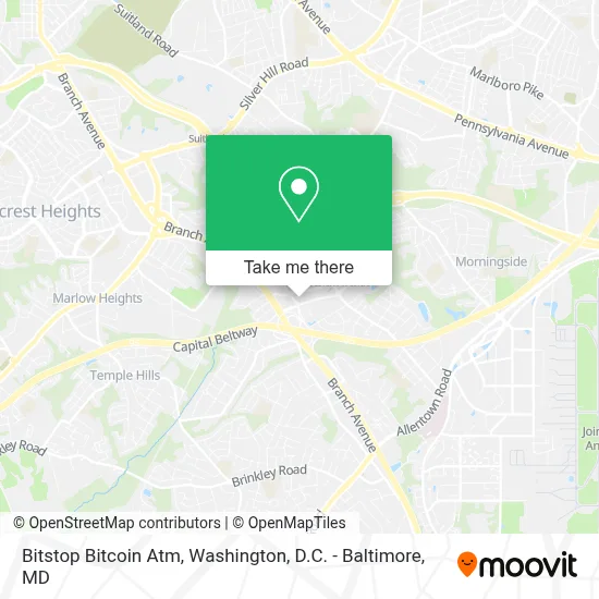 Bitstop Bitcoin Atm map