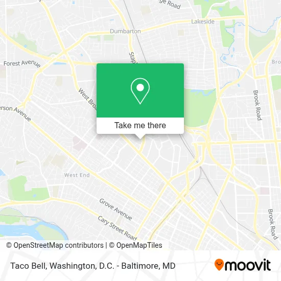 Taco Bell map