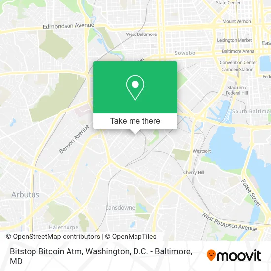 Bitstop Bitcoin Atm map