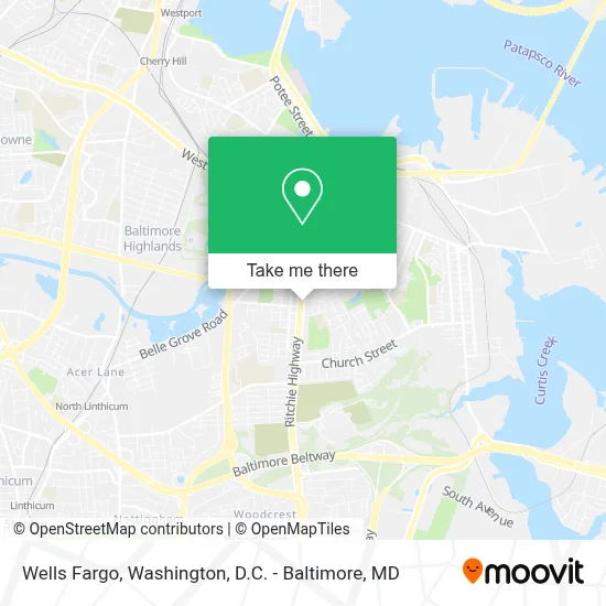 Wells Fargo map