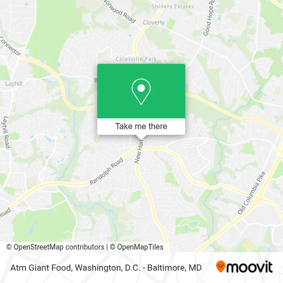 Atm Giant Food map