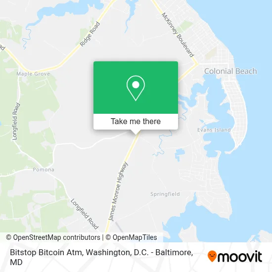 Bitstop Bitcoin Atm map