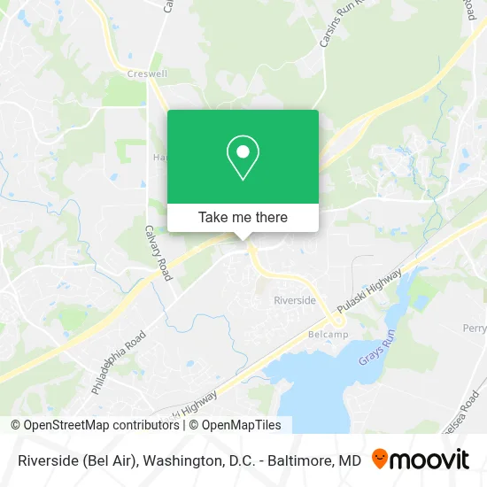 Riverside (Bel Air) map