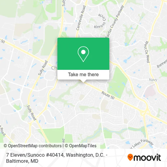 7 Eleven/Sunoco #40414 map