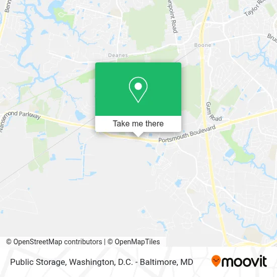 Public Storage map