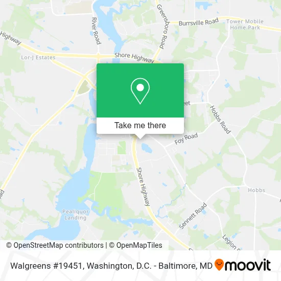 Walgreens #19451 map