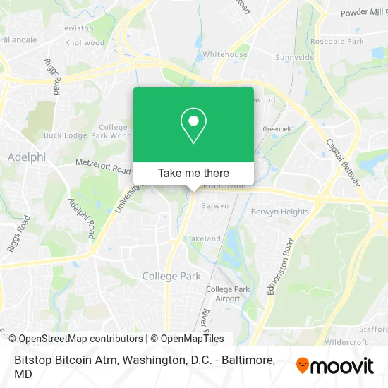 Bitstop Bitcoin Atm map