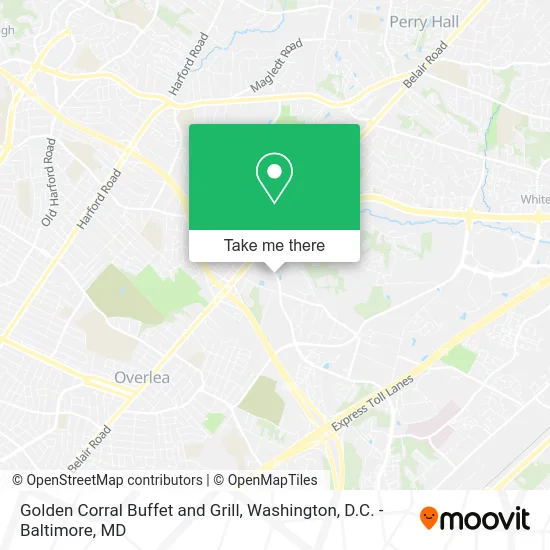 Golden Corral Buffet and Grill map