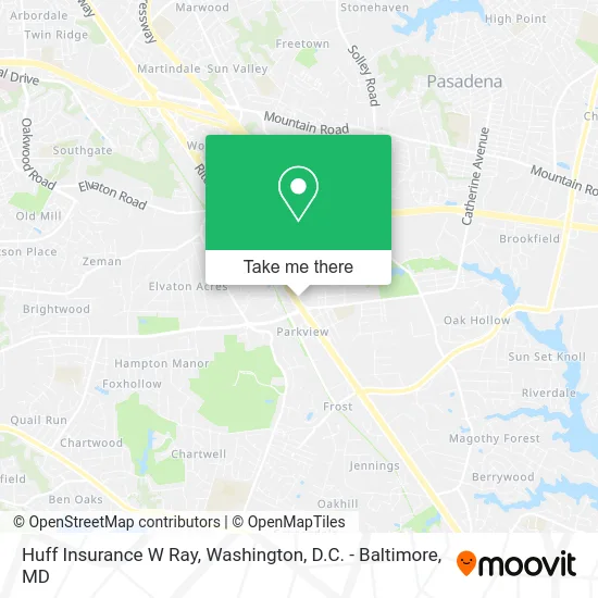 Huff Insurance W Ray map