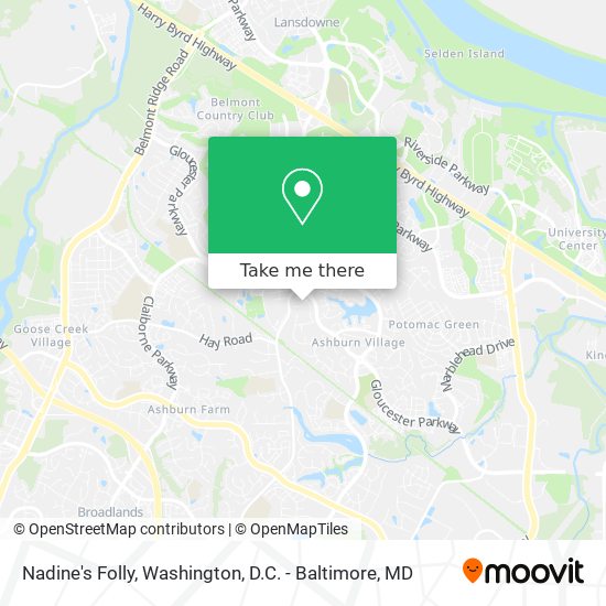 Nadine's Folly map