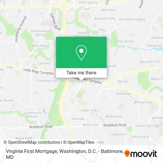 Virginia First Mortgage map