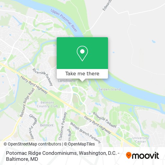 Potomac Ridge Condominiums map