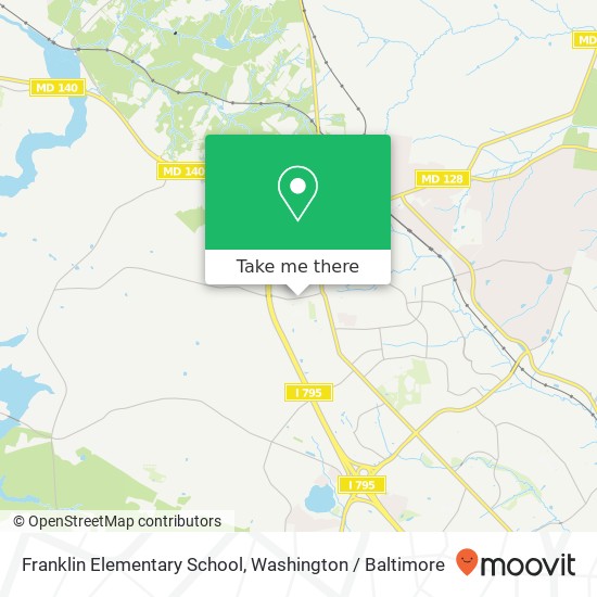 Mapa de Franklin Elementary School, 33 Cockeys Mill Rd