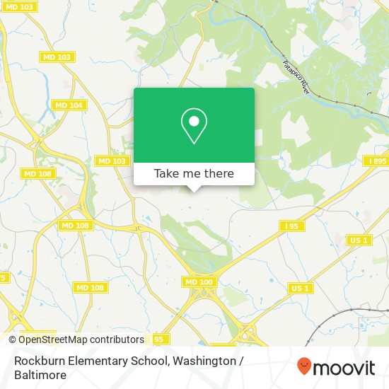 Mapa de Rockburn Elementary School, 6145 Montgomery Rd