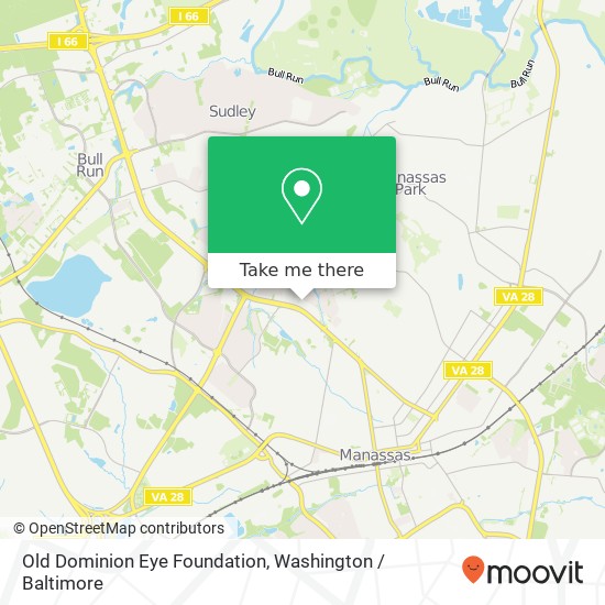 Old Dominion Eye Foundation, 8425 Dorsey Cir map