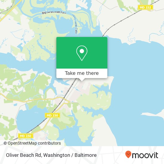 Oliver Beach Rd, Middle River, MD 21220 map