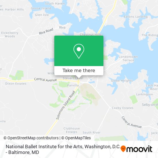 National Ballet Institute for the Arts map