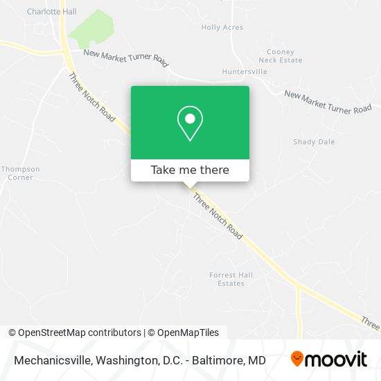 Mechanicsville map