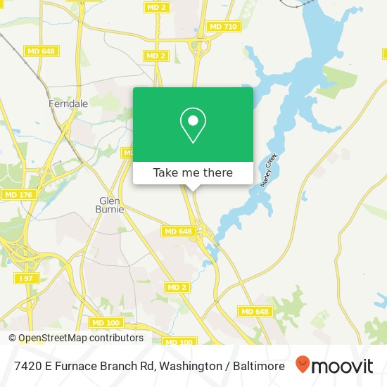 7420 E Furnace Branch Rd, Glen Burnie, MD 21060 map