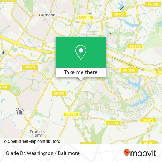 Glade Dr, Reston, VA 20191 map