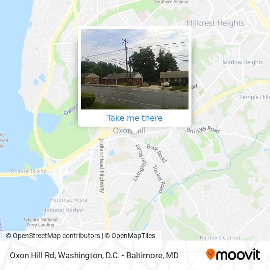 Mapa de Oxon Hill Rd