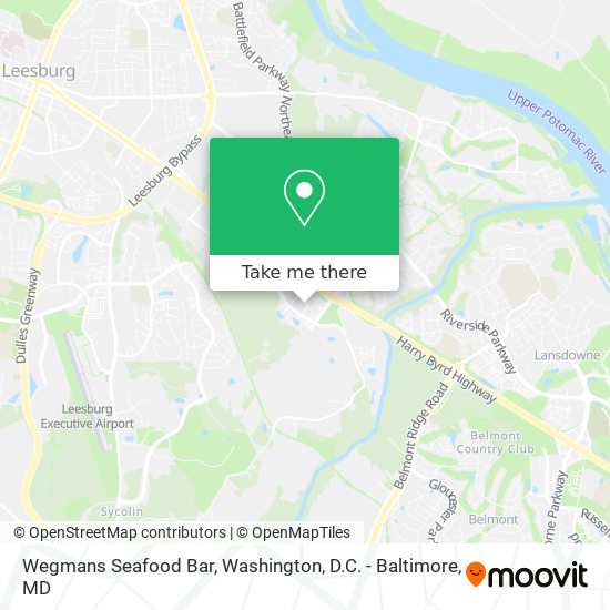 Wegmans Seafood Bar map