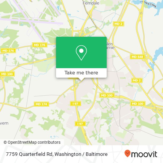 7759 Quarterfield Rd, Glen Burnie, MD 21061 map