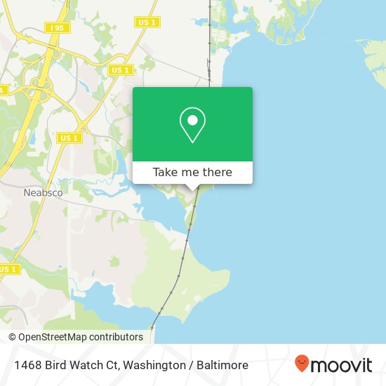 1468 Bird Watch Ct, Woodbridge, VA 22191 map
