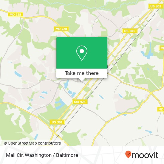 Mapa de Mall Cir, Waldorf (SAINT CHARLES), MD 20603