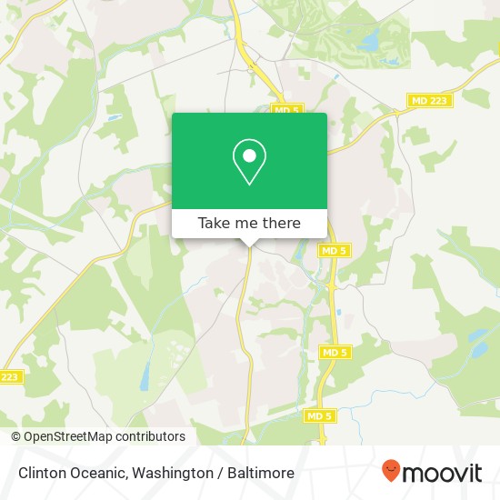 Mapa de Clinton Oceanic, 9707 Brandywine Rd