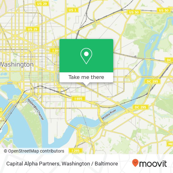 Capital Alpha Partners, 600 Pennsylvania Ave SE map