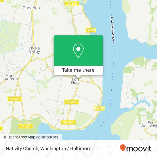 Nativity Church, 1300 Collingwood Rd map