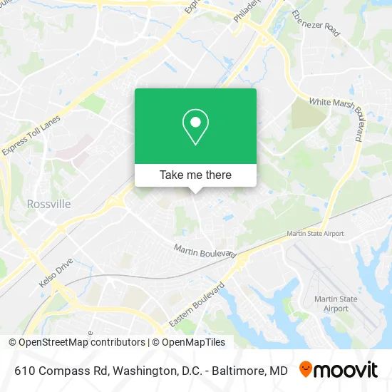 610 Compass Rd map