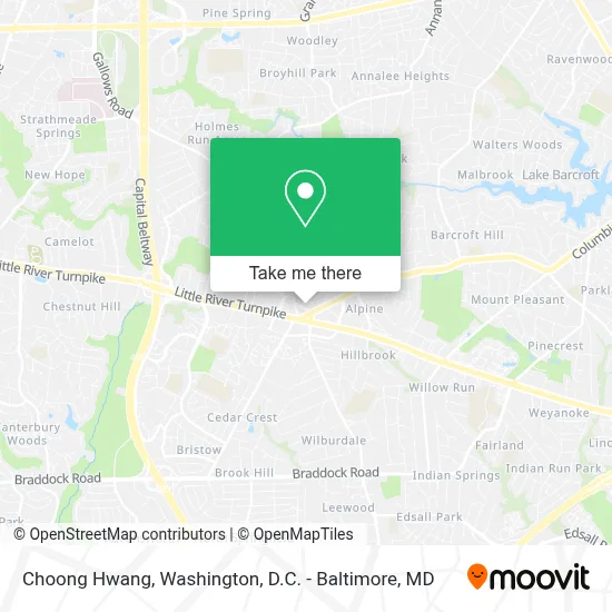 Choong Hwang map