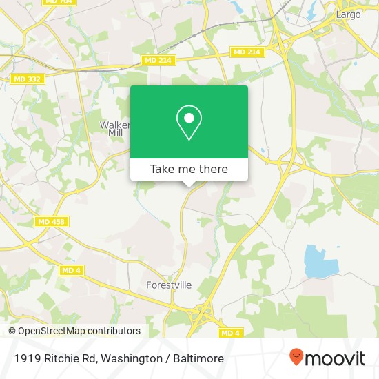 1919 Ritchie Rd, District Heights, MD 20747 map