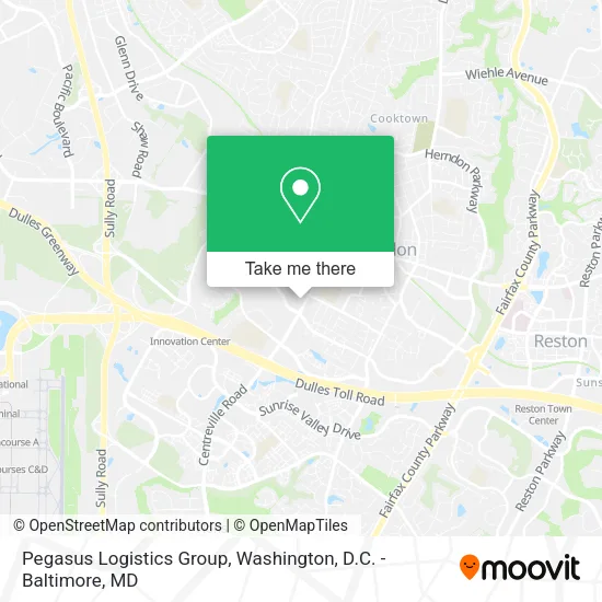 Mapa de Pegasus Logistics Group