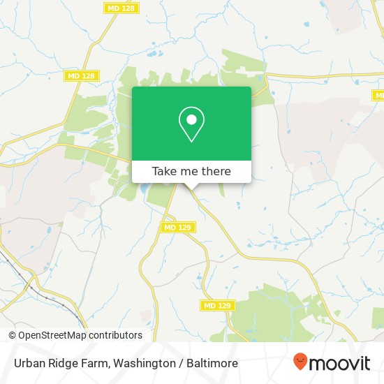 Urban Ridge Farm, 12753 Greenspring Ave map