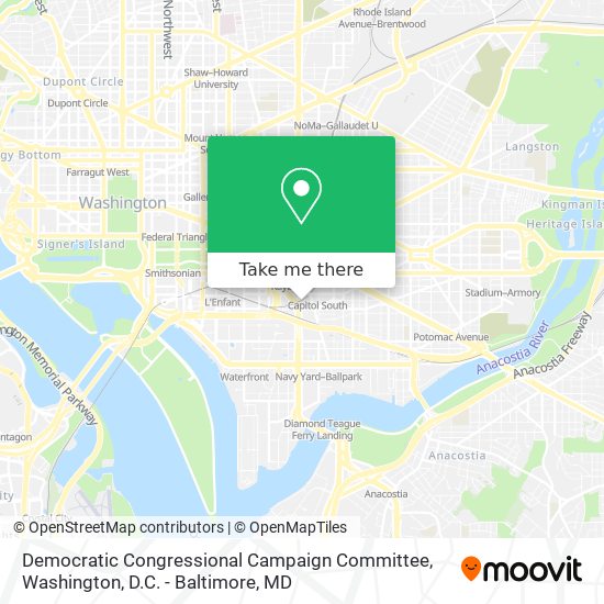 Democratic Congressional Campaign Committee map