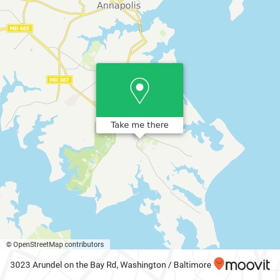 3023 Arundel on the Bay Rd, Annapolis, MD 21403 map