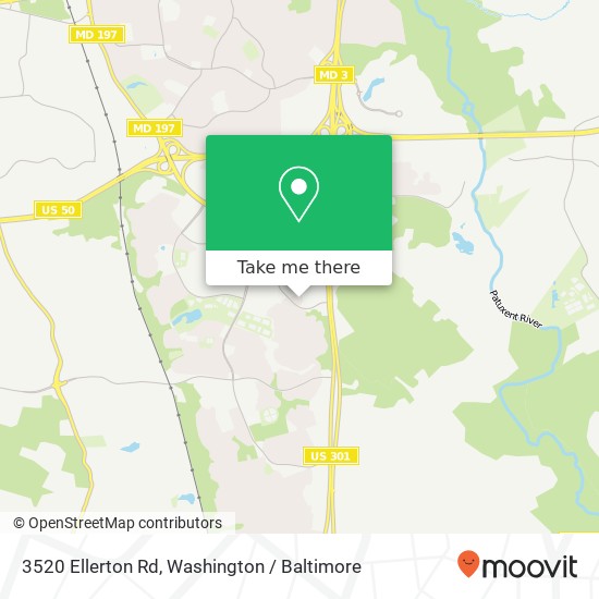 3520 Ellerton Rd, Bowie, MD 20716 map