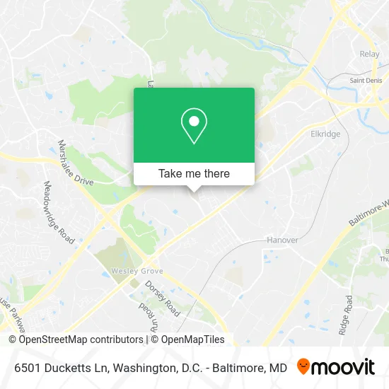 6501 Ducketts Ln map