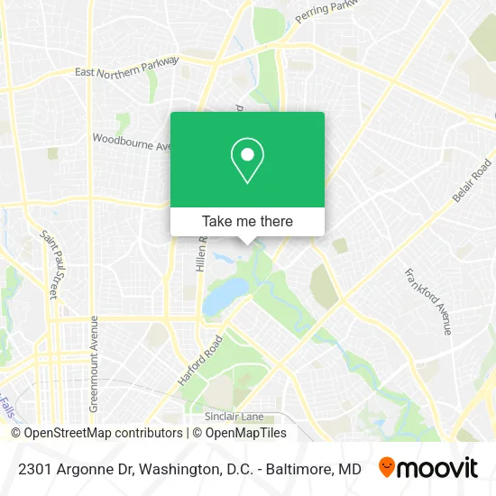 2301 Argonne Dr map
