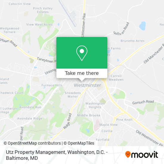 Utz Property Management map